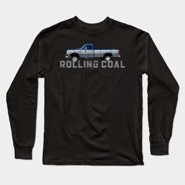 ROLLING COAL FIRST GEN CUMMINS Long Sleeve T-Shirt by Cult Classics